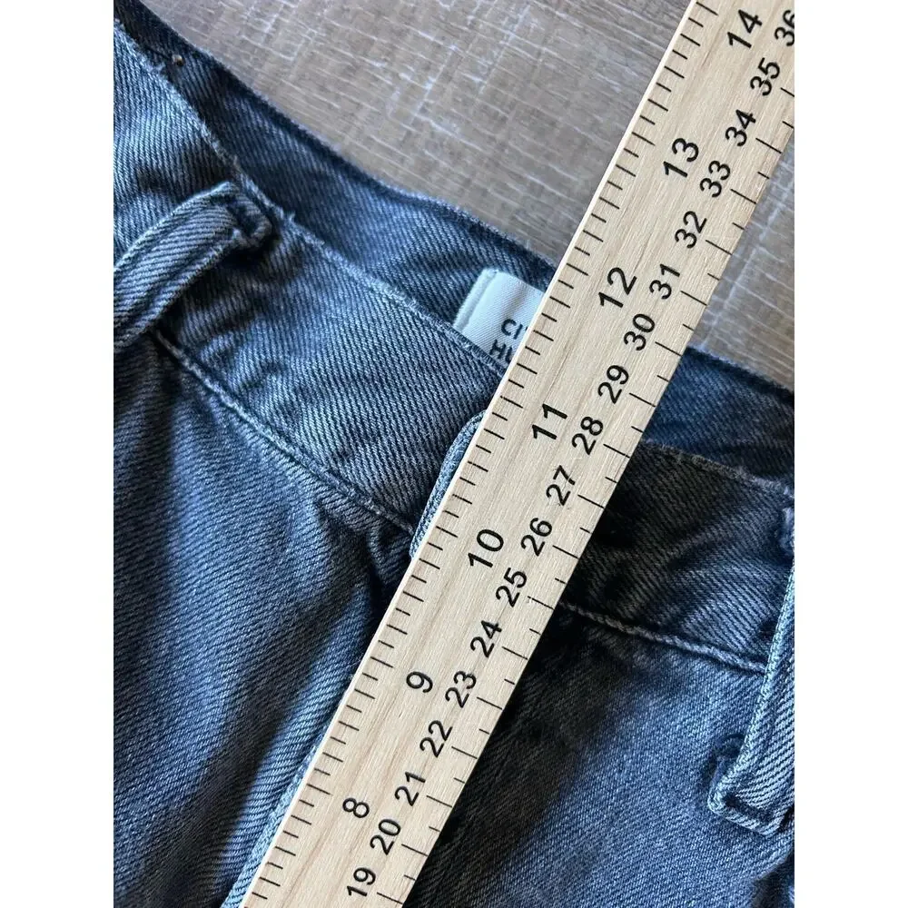 Citizens of Humanity Daphne Crop Jeans 30 Black High Rise Raw Hem Women - Picture 12 of 16